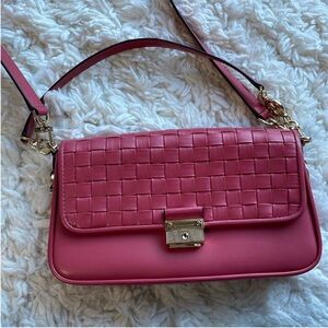 Michael Kors Bradshaw Leather Satchel‎